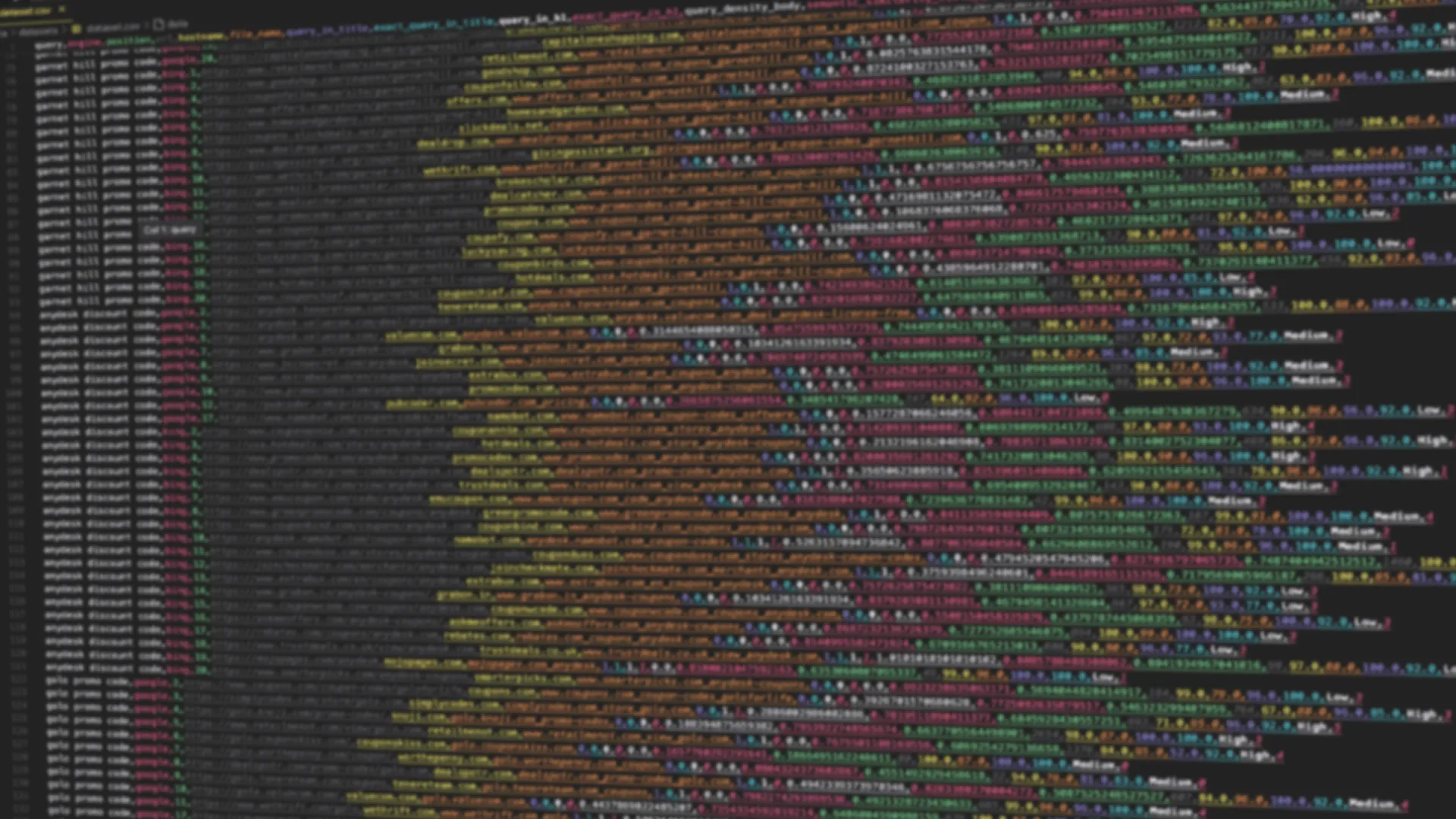 Dataset: Technical and Content Attributes of Google & Bing SERPs for Discount Queries