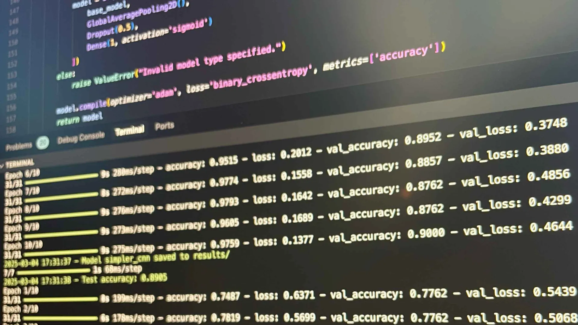 Pre-trained ResNet50 Model for Website Screenshot Overlay Detection